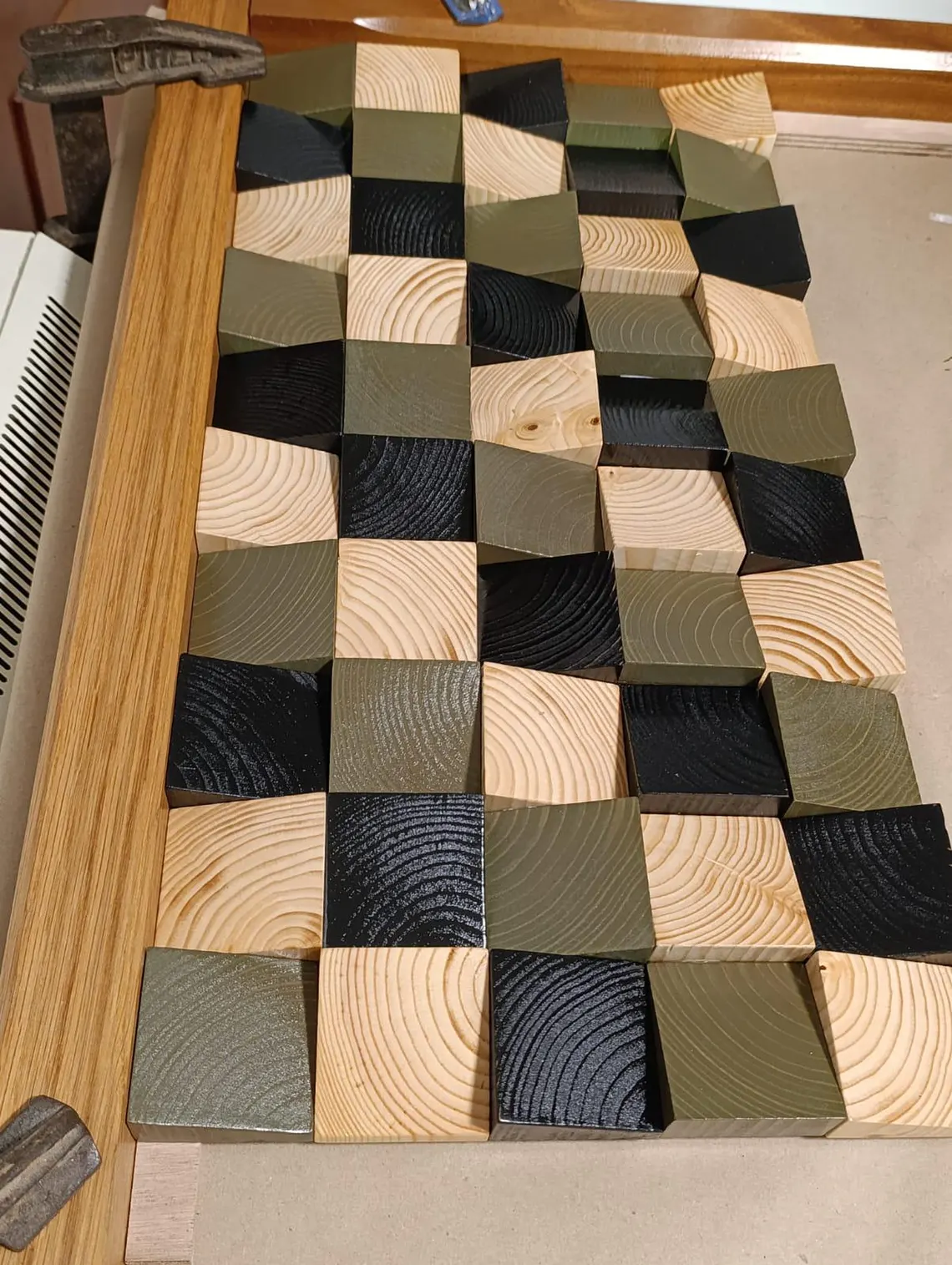 Arte de pared verde - Imagen 2