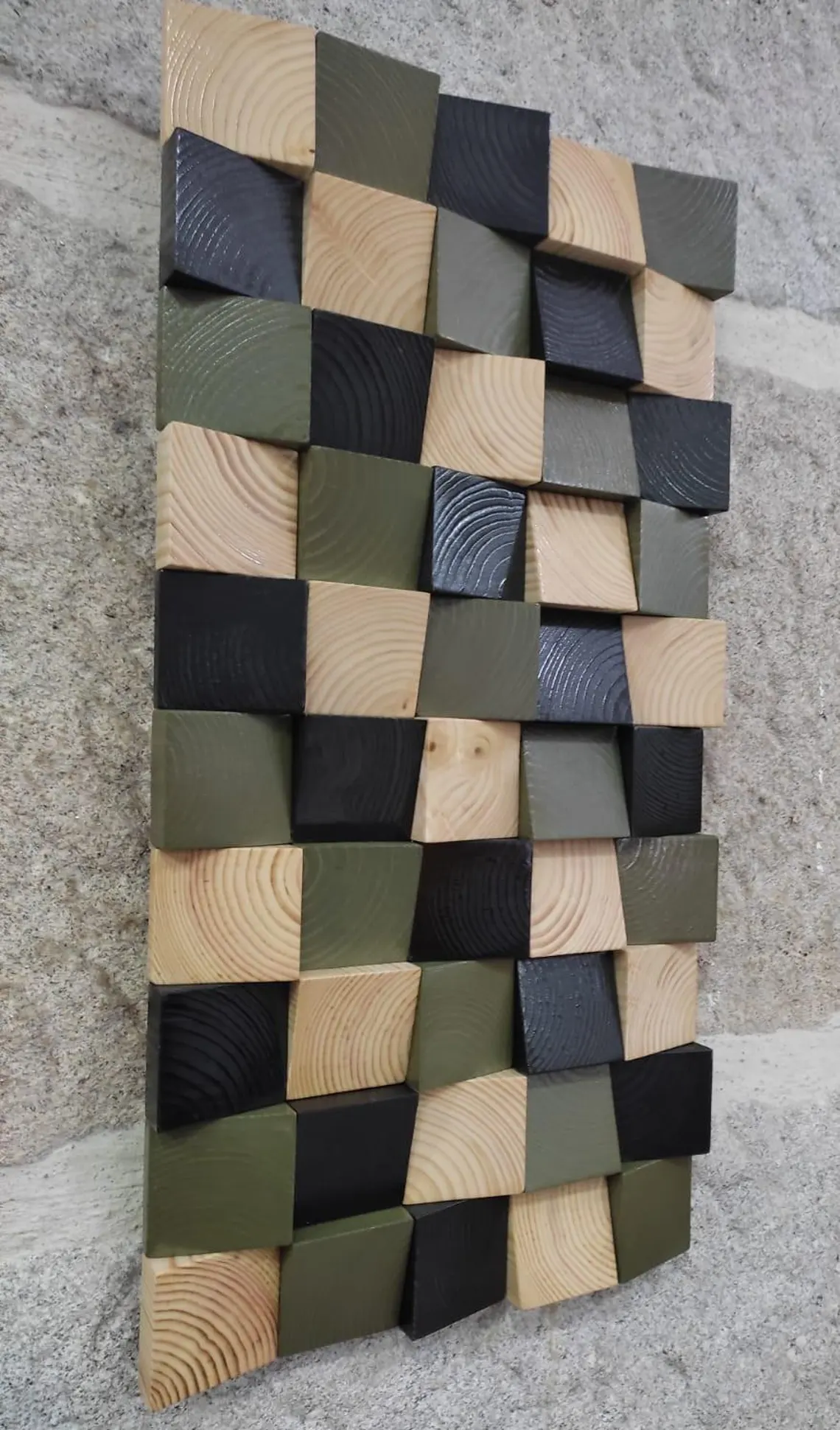 Arte de pared verde - Imagen 3